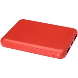 Zobrazit detaily pro Červená powerbanka 5000mAh typu C z recyk.plastu Obrázky: Červená powerbanka 5000mAh typu C z recyk.plastu