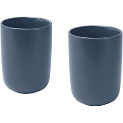 Zobrazit detaily pro Sada 2 keramických šálok 350 ml, modrá Obrázky: Sada 2 keramických šálok 350 ml, modrá